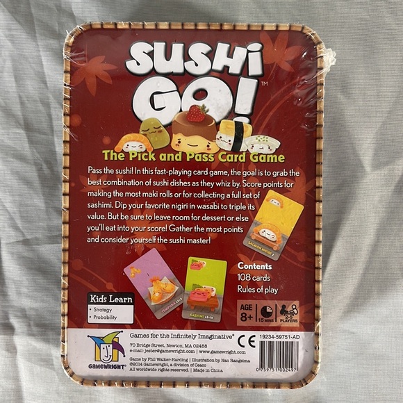 Sushi go! The pick and pass card game new - Picture 3 of 3
